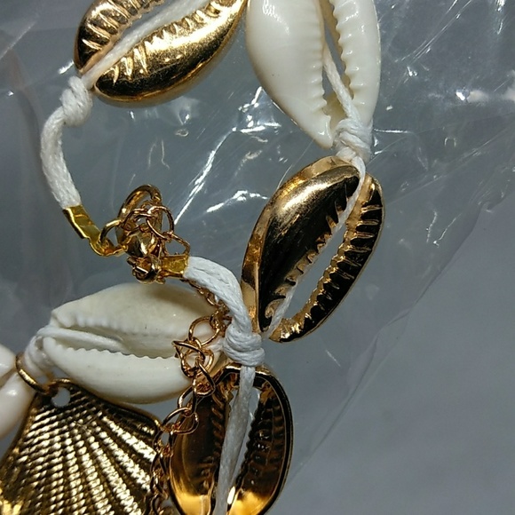Seashell Ankle Bracelet NWOT BOHO Jewlery - Picture 6 of 8